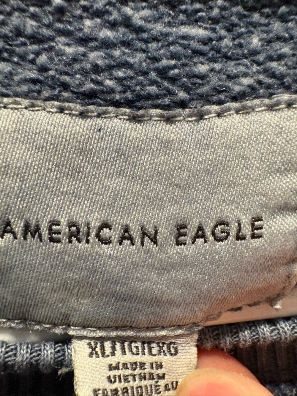 American Eagle Outfitters Faded Blue Crewneck love Sweatshirt - Picture 3 of 3